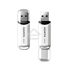 Флешка USB ADATA C906 (AC906-32G-RWH), 32Gb, USB 2.0, R/W 15/5, белый