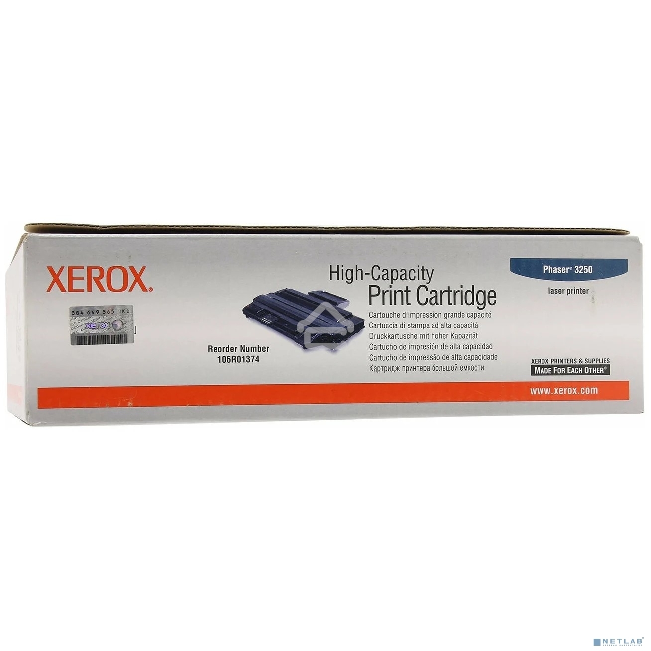 Картридж лазерный Xerox 106R01374 черный для Phaser 3250 5000 стр. (channels)