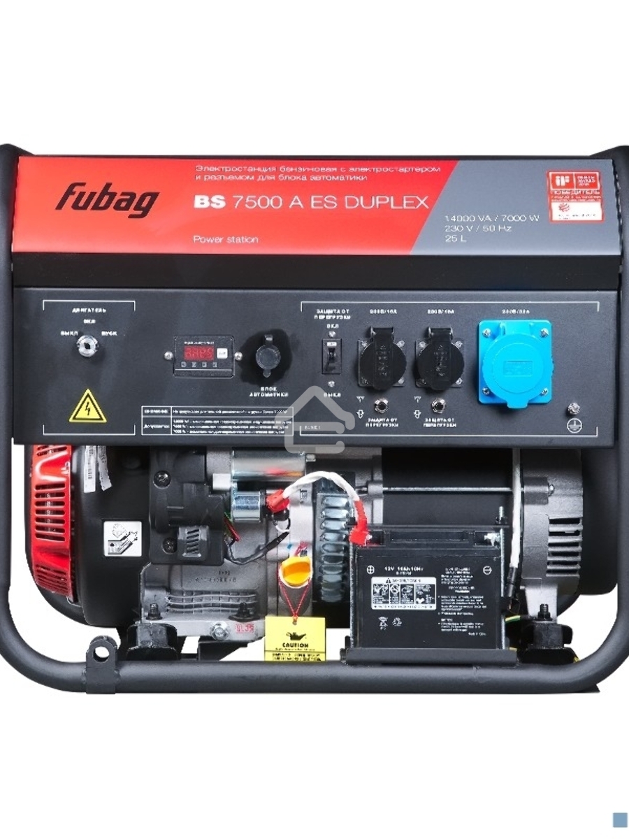 Электростанция бензиновая FUBAG BS 7500 A ES DUPLEX, 641001