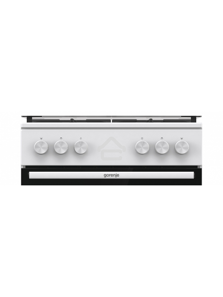 Плита газовая Gorenje GG6A11WF белый, конфорок 4 газовых, духовка 72 л, 60 см x 85 см x 60 см