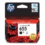 Картридж струйный HP 655 CZ109AE черный для HP DJ IA 3525/4615/4625/5525/6525 (550стр.)