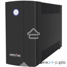 Источник бесперебойного питания Импульс Юниор 650 650 ВА/360 Вт, LED, АКБ 1х5А·ч, IEC-C13x4,черный 00-КБ001548