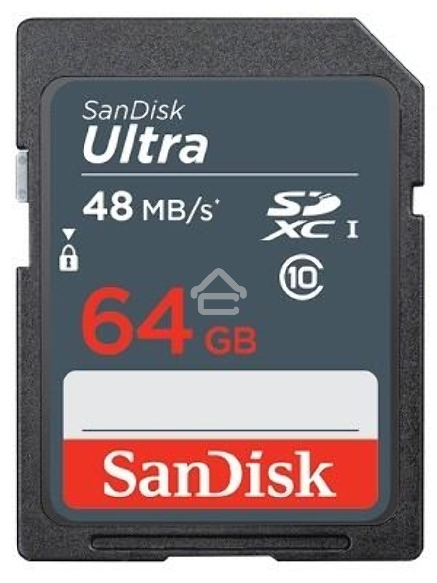 Флеш карта SD 64GB SanDisk SDXC Class 10 UHS-I Ultra 48MB/s