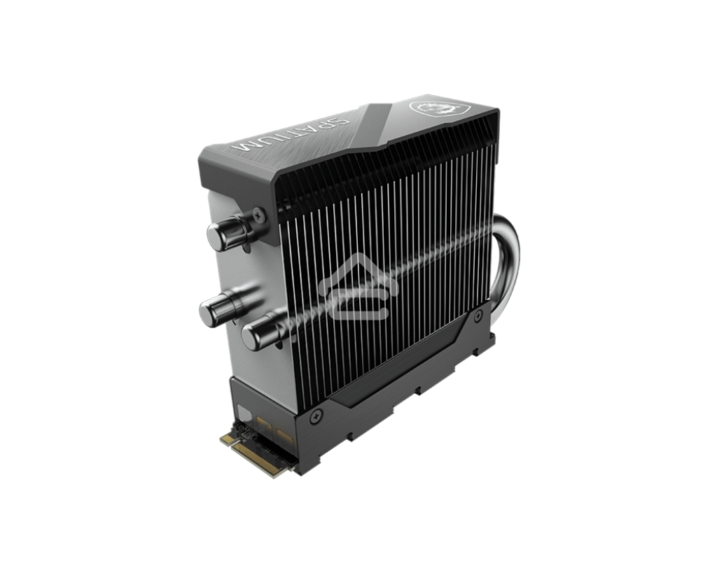 Накопитель SSD MSI 4Tb SPATIUM M580 FROZR,M.2(22x80мм), NVMe, PCIe 5.0 x4, 3D TLC, R/W 14100/12600, IOPs -/-, DRAM buffer 8192, TbW 3000, DWPD 0.38, with Heat Spreader (5 лет)