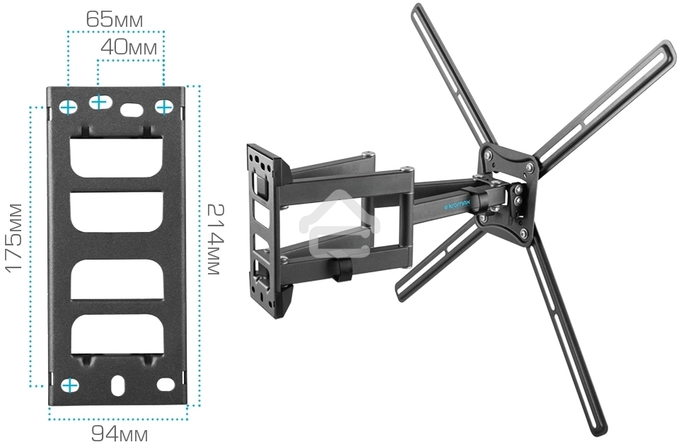 Кронштейн для телевизора Kromax CORBEL-12, 32