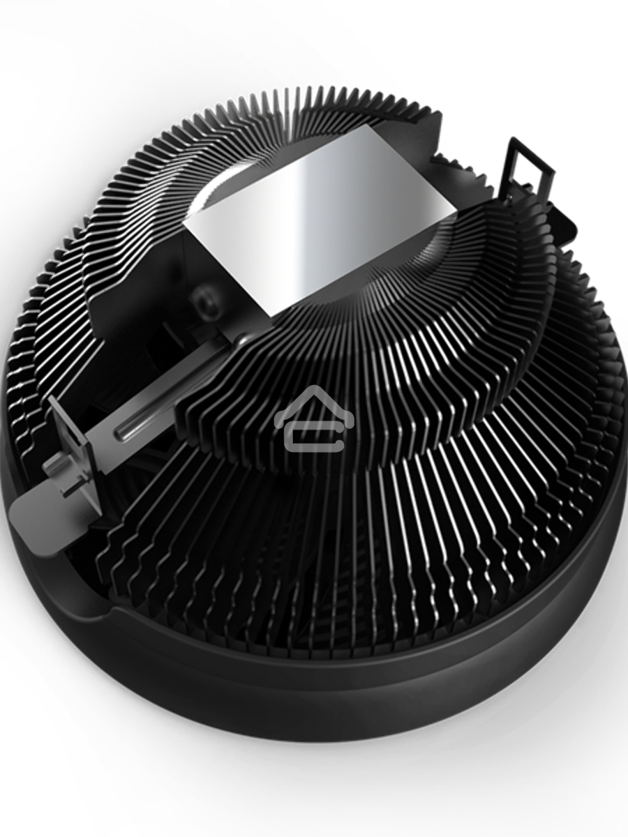 Кулер PCCooler E126M PRO черный 120мм алюминий+медь 1800rpm 29.8db 4-pin 92W 70мм