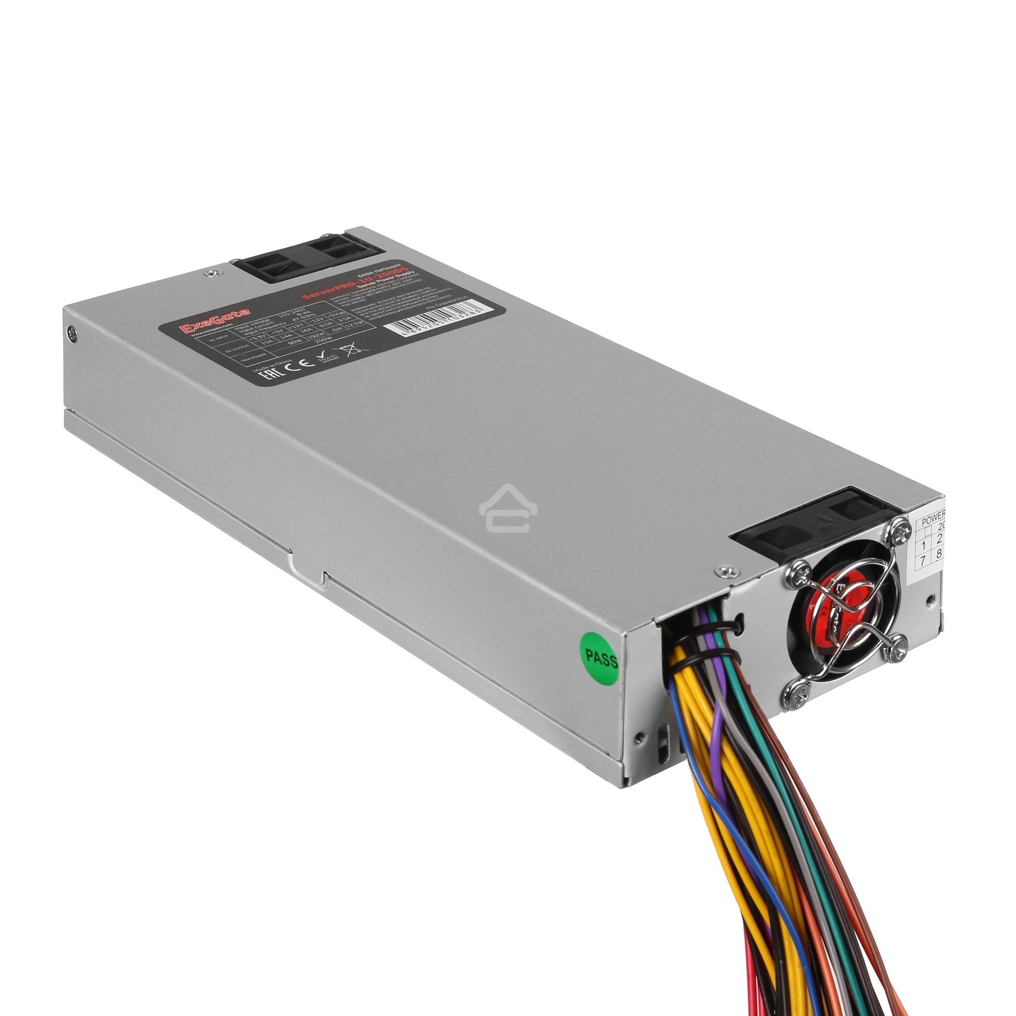 Серверный блок питания Exegate EX264626RUS 300W Exegate <ServerPRO-1U-300DS>, унив. для 1U, 24pin, (4+4)pin,4xSATA,2xIDE
