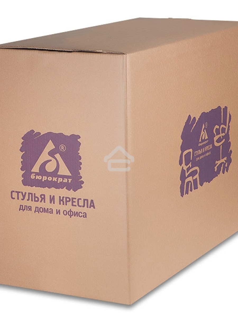 Кресло руководителя Бюрократ CH-993/blue синий, искусственная кожа, крестовина хромированная