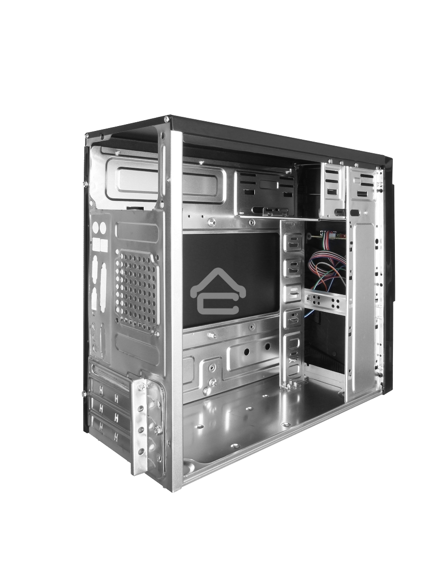 Компьютерный корпус Exegate EX284022RUS Minitower BA-201 Black, mATX, <без БП>, 2*USB, Audio