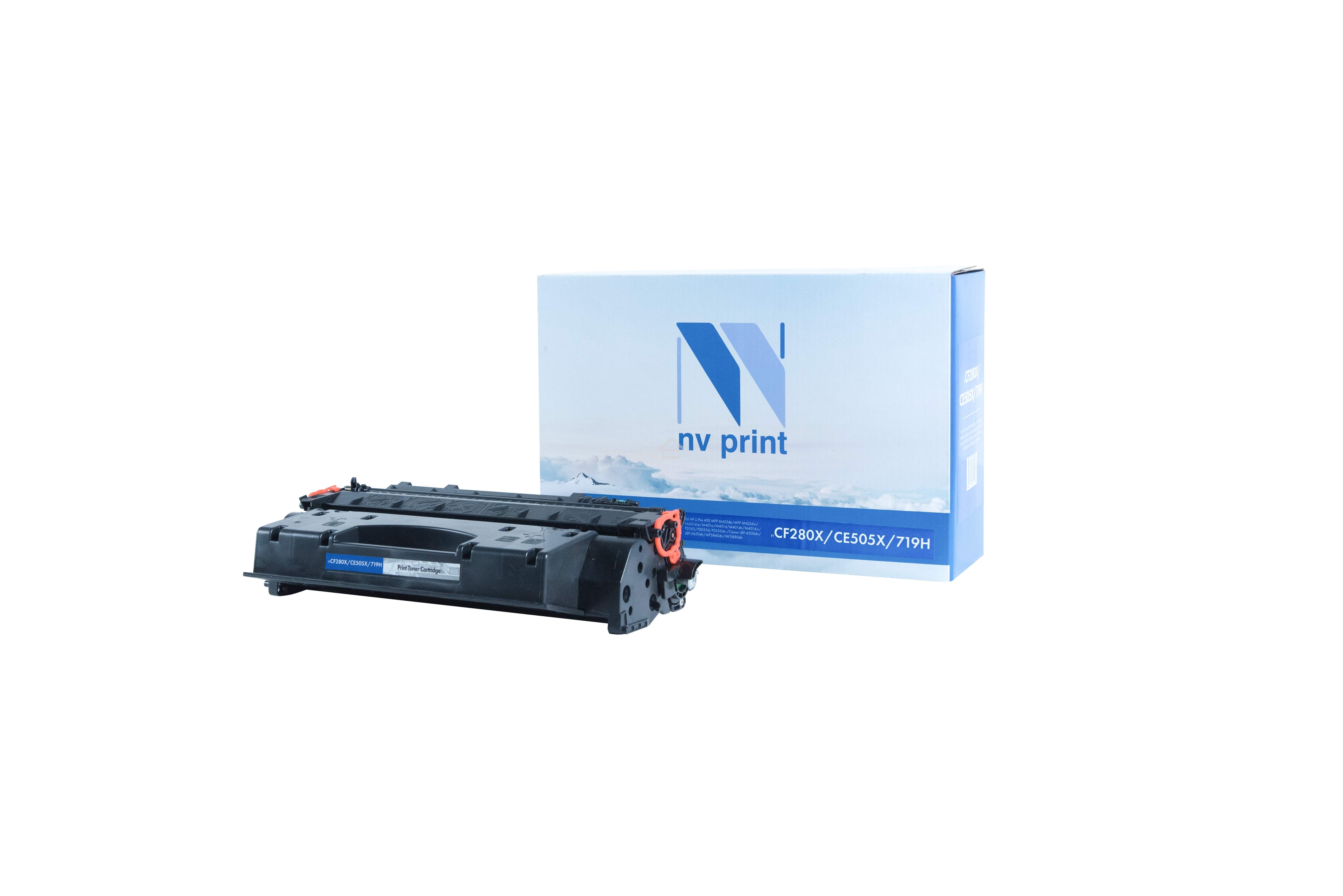 Картридж лазерный NVPrint совместимый NV-CF280X/CE505X/NV-719H для HP LaserJet Pro 400 MFP M425dn/ 400 MFP M425dw/ 400 M401dne/ 400 M401a/ 400 M401d/ 400 M401dn/ 400 M401dw/ P2055/ P2055d/ P2055dn / Canon LBP-6300dn/ LBP-6650dn/ MF5840dn/ MF5880dn (6900k)