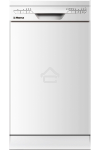 Посудомоечная машина Hansa ZWM475WEH, белая, 44.8 см, 10 компл., 49 дБ, класс A++
