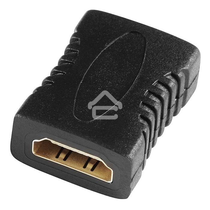 Адаптер аудио-видео Buro HDMI (f)/HDMI (f) Позолоченные контакты черный (BHP-ADP-HDMI-2.0)