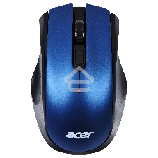 Мышь беспроводная Acer OMR031 черный/синий, 1600 dpi, радиоканал, USB, кнопки - 4