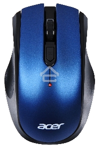 Мышь беспроводная Acer OMR031 черный/синий, 1600 dpi, радиоканал, USB, кнопки - 4