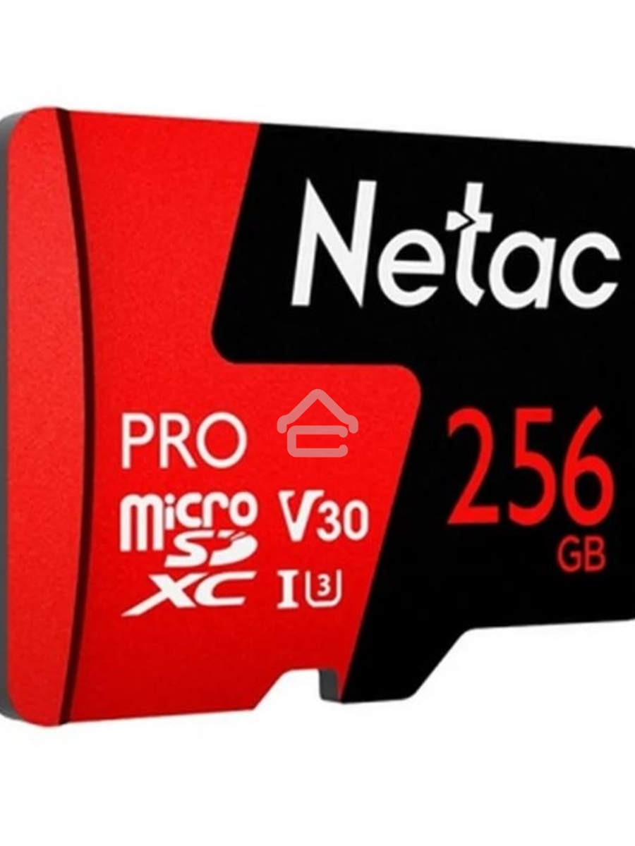 Флеш Карта MicroSD card Netac P500 Extreme Pro 256GB, retail version w/SD adapter