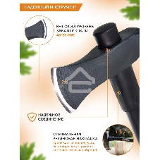 Колун ВИХРЬ К2700Ф (фиберглассовое топорище)