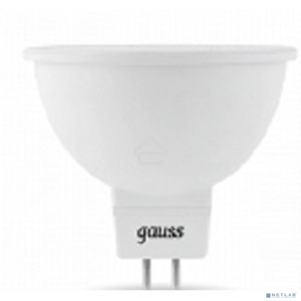 Лампа светодиодная Gauss LED MR16 GU5.3 7W 630lm 4100K 1/10/100