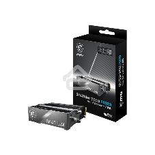 Накопитель SSD MSI 4Tb SPATIUM M580 FROZR,M.2(22x80мм), NVMe, PCIe 5.0 x4, 3D TLC, R/W 14100/12600, IOPs -/-, DRAM buffer 8192, TbW 3000, DWPD 0.38, with Heat Spreader (5 лет)