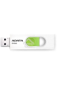 Флеш диск 32GB A-DATA UV320, USB 3.2, белый/зеленый