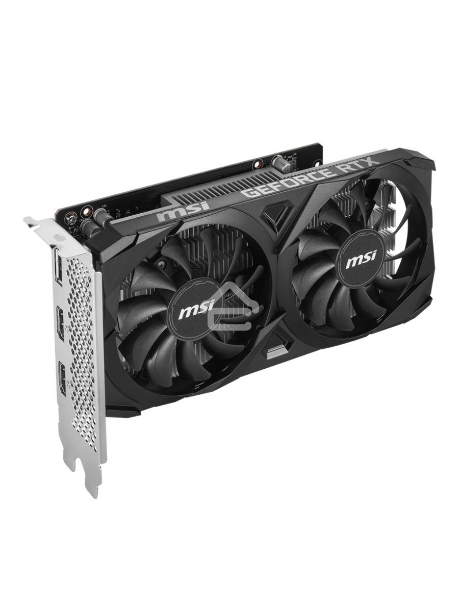 Видеокарта MSI RTX3050 VENTUS 2X E 6G OC NVIDIA RTX 3050 6Gb,  GDDR6, PCI-E 4.0, HDMIx2  DPx1 HDCP