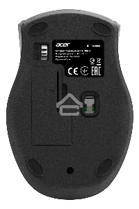 Мышь беспроводная Acer OMR031 черный/синий, 1600 dpi, радиоканал, USB, кнопки - 4