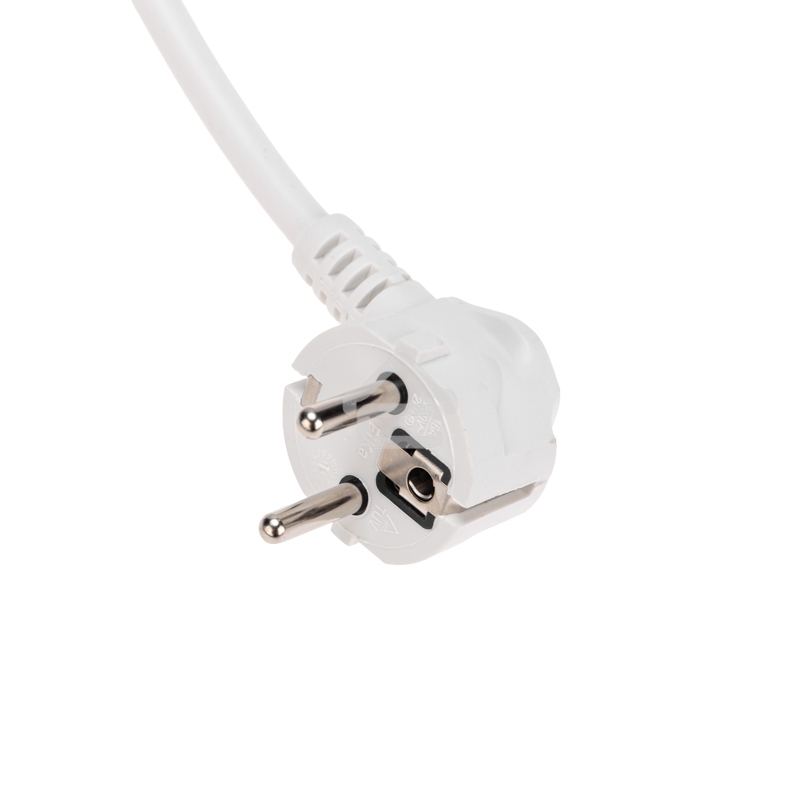 Сетевой фильтр 5 гнезд, 3м, 3х1,5мм², с автовыкл, 2 USB, белый Kranz