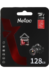Флеш карта MicroSD card Netac P500 Extreme Pro 128GB, retail version w/o SD adapter