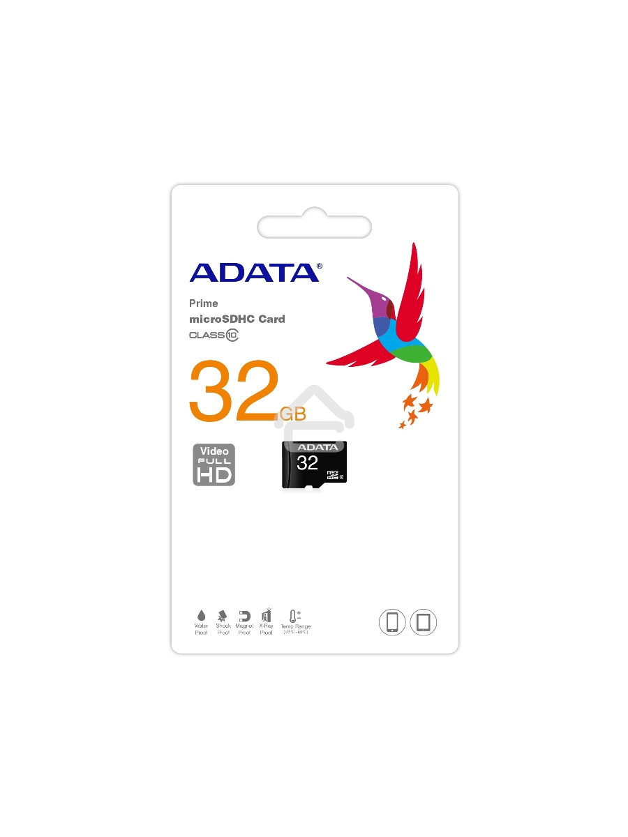 Флеш карта microSD 32GB ADATA microSDHC Class 10 UHS-I A1 100/20 MB/s (SD адаптер)