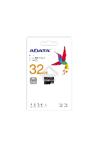 Флеш карта microSD 32GB ADATA microSDHC Class 10 UHS-I A1 100/20 MB/s (SD адаптер)