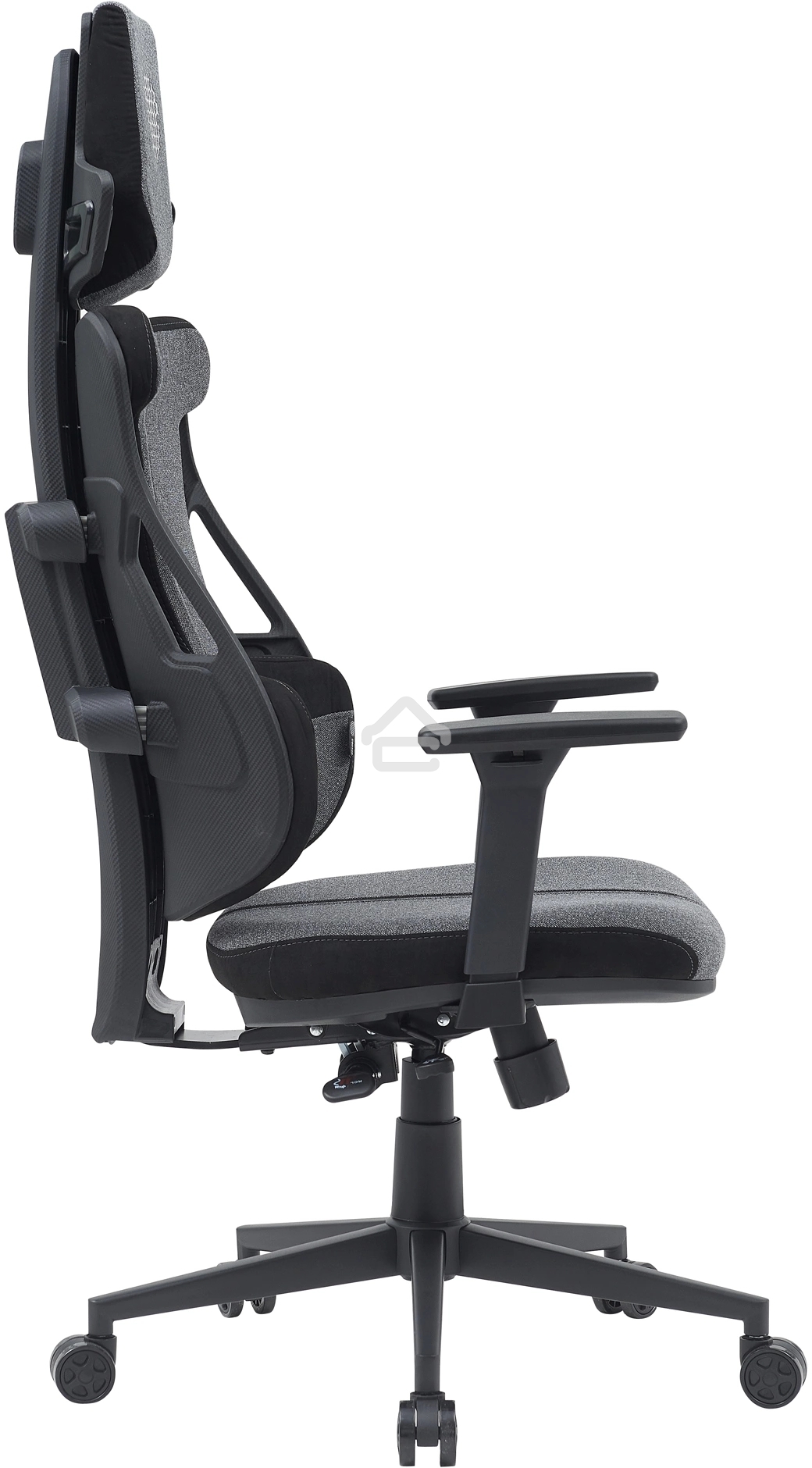 Кресло компьютерное Cactus CS-CHR-DUO-GYBK серый/черный