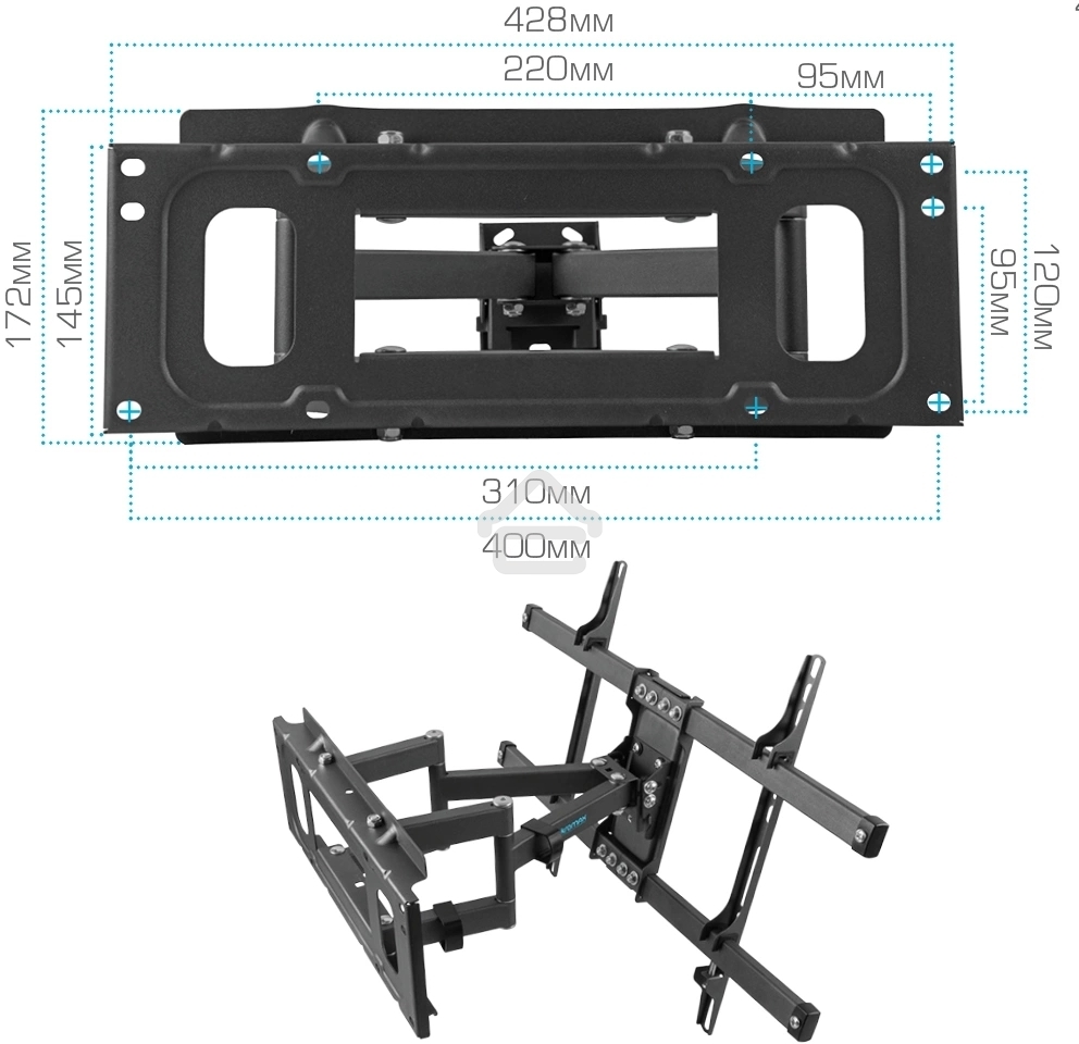 Кронштейн для телевизора Kromax CORBEL-8, 32