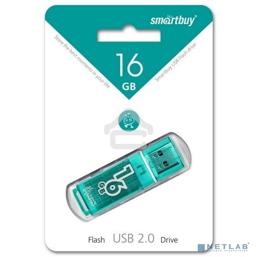 Флешка USB R/W R/W SmartBuy 16Gb SmartBuy Glossy series Green