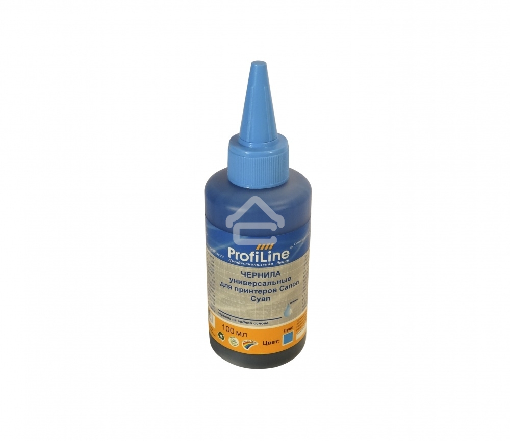 Чернила для принтеров Canon универсальные Cyan 100 мл водн ProfiLine
