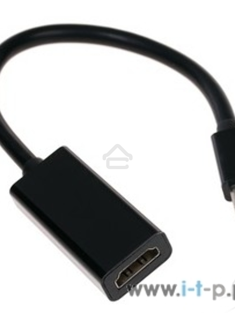 Переходник miniDisplayPort - HDMI, Cablexpert A-mDPM-HDMIF-02, 20M/19F, кабель 15см, черный, пакет