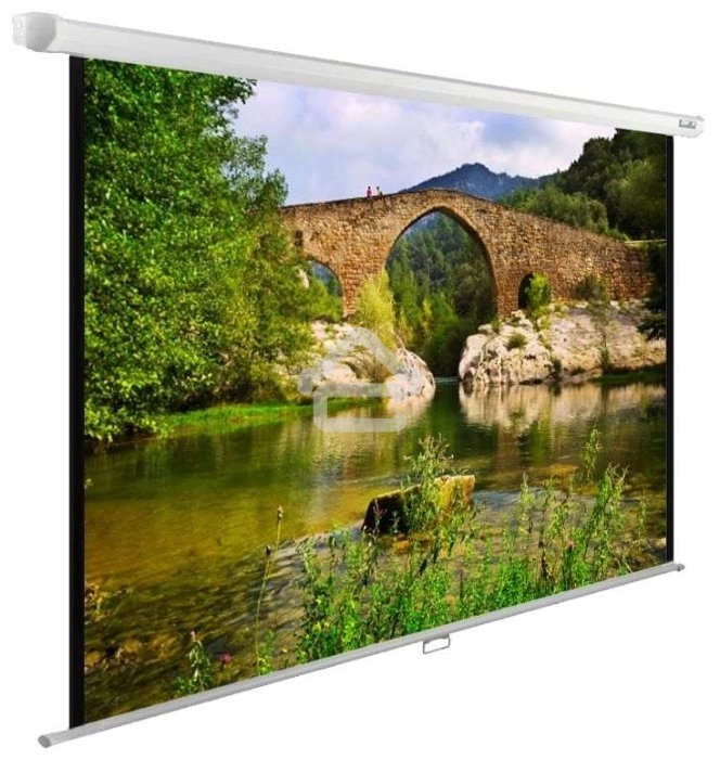Экран Cactus 220x165 см WallExpert CS-PSWE-220x165-WT 1:1 настенно-потолочный рулонный белый