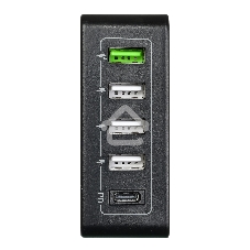 Сетевое зарядное устройство ACD-P605U-V1B 60Вт, 5xUSB 1PD+1QC+3Smart, 3.6~20В/3А RTL