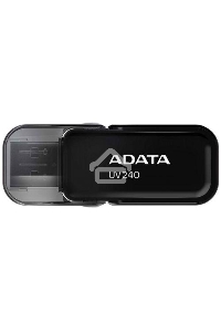 Флеш диск 64GB ADATA UV240, USB 2.0, Черный