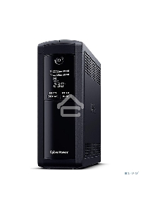 Источник бесперебойного питания UPS CyberPower VP1200EILCD  Line-Interactive 1200VA/720W USB/RS-232/RJ11/45  (4 + 4 IEC С13)
