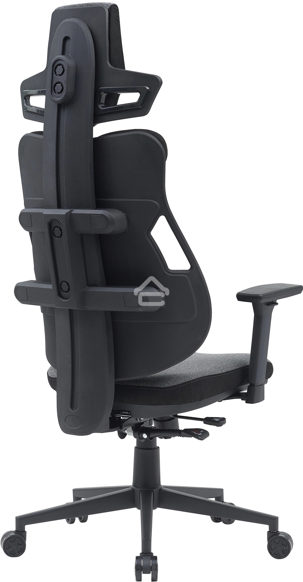 Кресло компьютерное Cactus CS-CHR-DUO-GYBK серый/черный