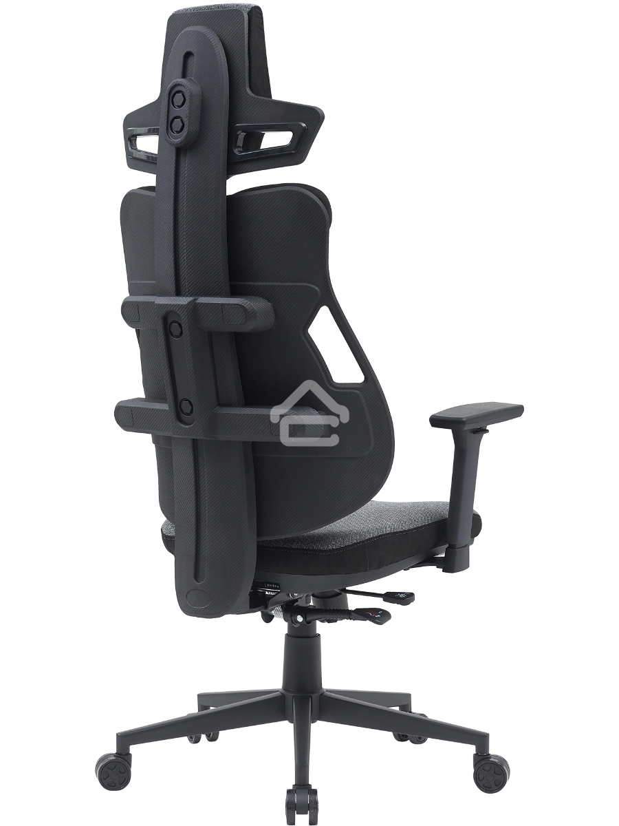 Кресло компьютерное Cactus CS-CHR-DUO-GYBK серый/черный
