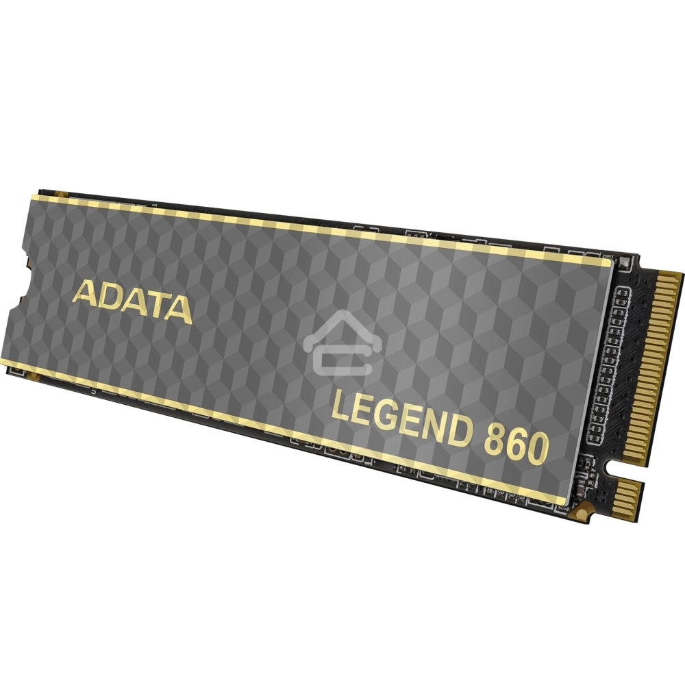 Накопитель SSD ADATA LEGEND 860, 2Tb, PCIe 4.0 x4, M.2 2280, NVMe, R/W 6000/5000, с радиатором
