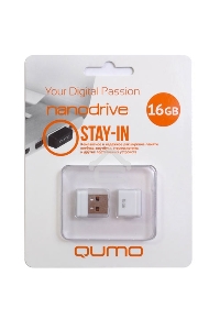 Флэш Диск QUMO 16GB NANO QM16GUD-NANO-W White