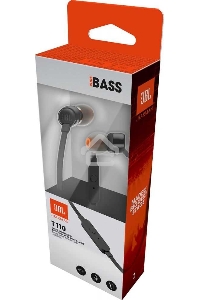 Наушники проводные  JBL  T110  черный