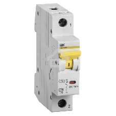 Выключатель автоматический модульный 1п C 50А 6кА ВА47-60M IEK MVA31-1-050-C