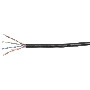 Витая пара U/UTP кат.5E 4x2x24AWG LSZH черный (305м) ITK LC3-C5E04-129