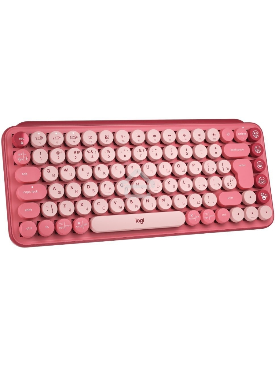 Клавиатура беспроводная Logitech POP KEYS, Heartbreaker Rose (M/N: YR0080/CU0021)