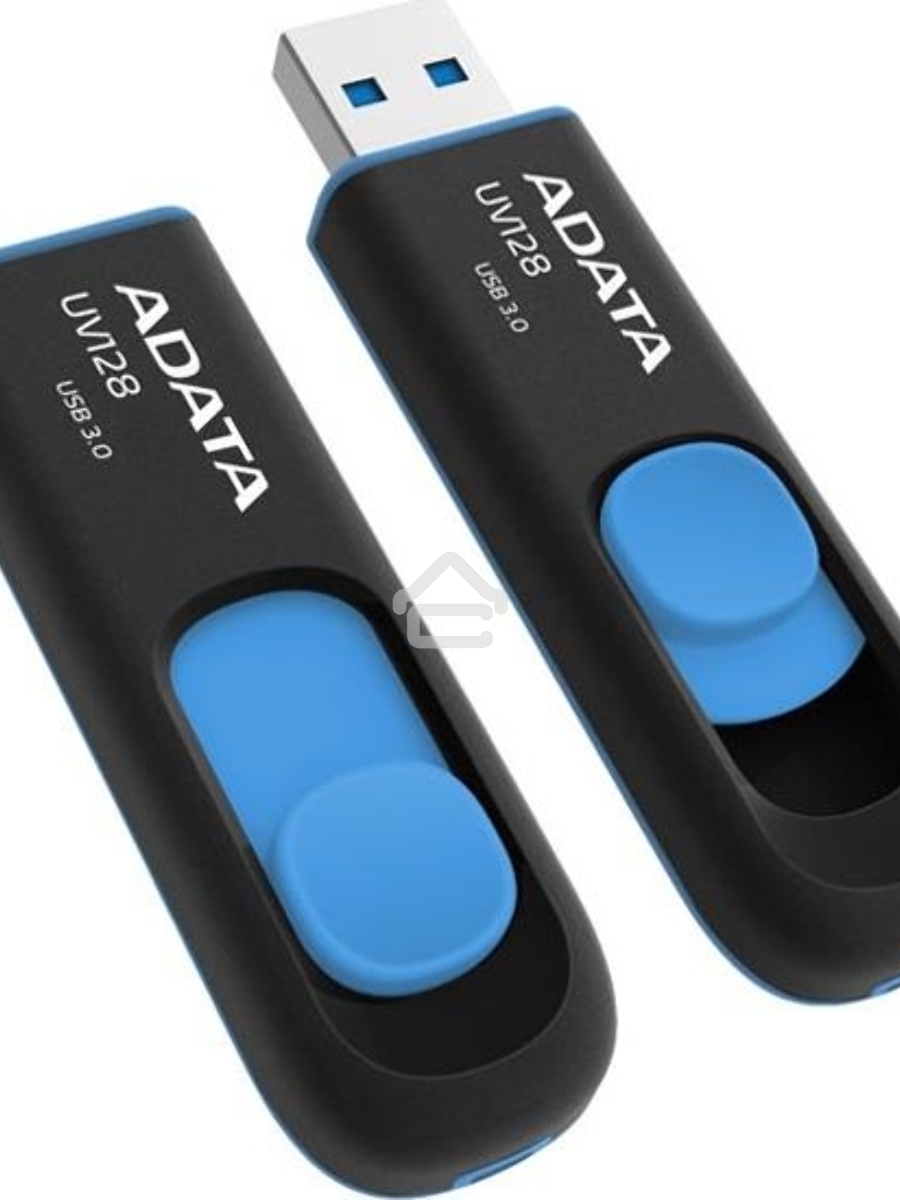 Флеш диск AData 32Gb UV128 AUV128-32G-RBE USB3.0 синий/черный