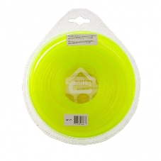 Леска для триммера квадрат 2 мм х 57 м, блистер FLEX CORD Denzel