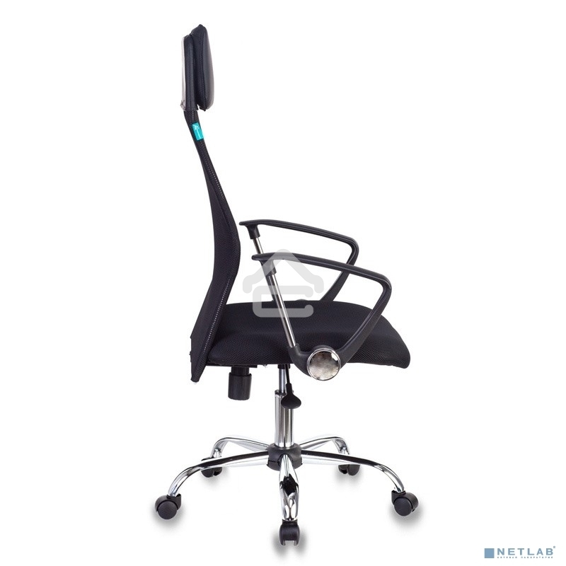 Кресло руководителя Бюрократ KB-6N/SL/B/TW-11 TW-01 TW-11 черный, сетка, крестовина хром