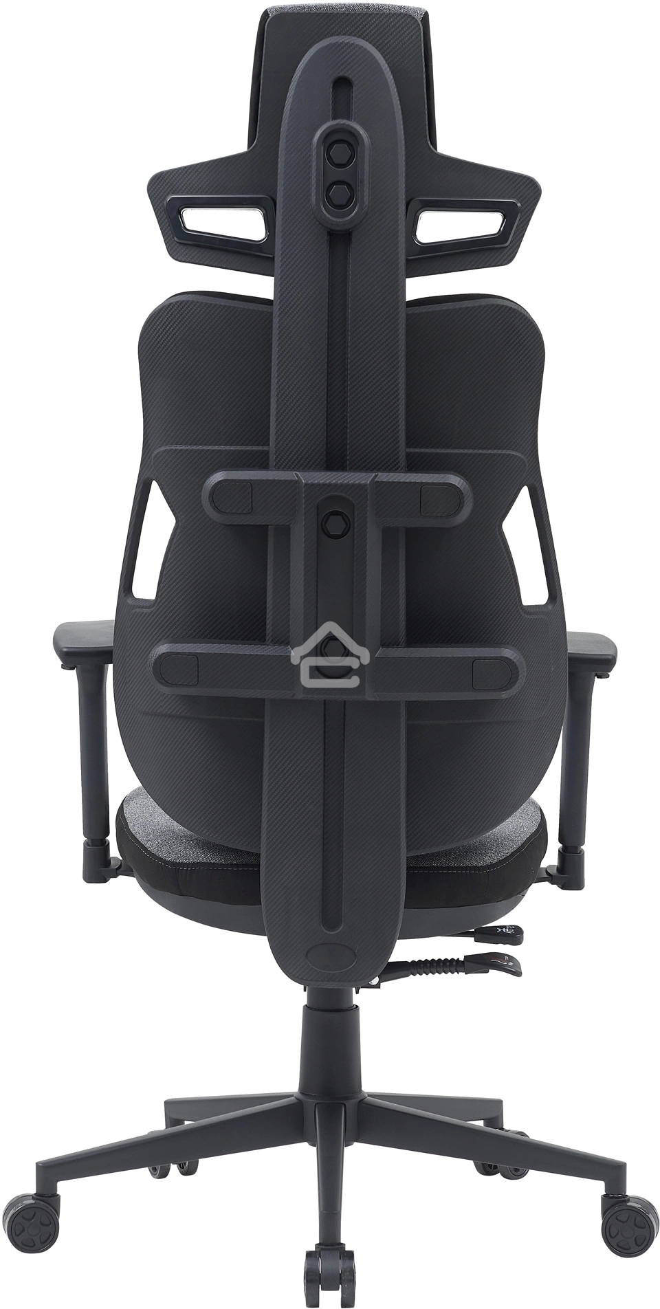 Кресло компьютерное Cactus CS-CHR-DUO-GYBK серый/черный